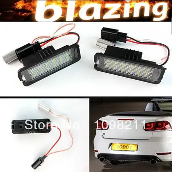 1pcs High Power Error Free 18 SMD LED license plate tag light For Skoda SEAT Golf 4 5 6 Eos Lupo Beetle Passat CC Polo Phaeton
1pcs High Power Error Free 18 SMD LED license plate tag light For Skoda SEAT Golf 4 5 6 Eos Lupo Beetle Passat CC Polo Phaeton