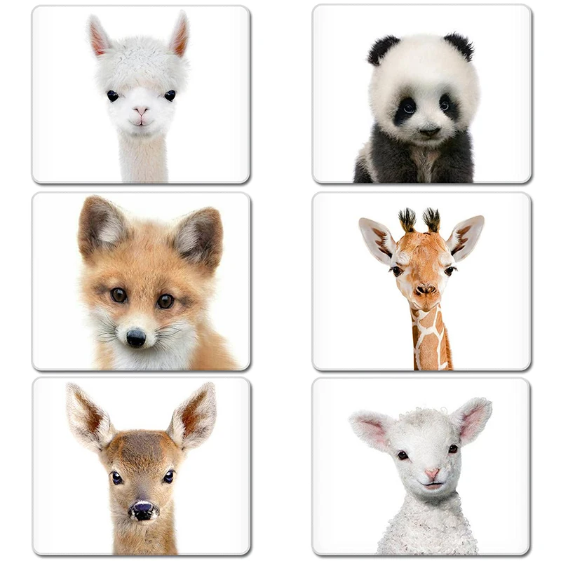 Vivid Animal Panda Alpaca Fox Giraffe Lovely Kids Nature Rubber Table Mouse Pad Laptop Computer Enclosure Mousepad Mat
Vivid Animal Panda Alpaca Fox Giraffe Lovely Kids Nature Rubber Table Mouse Pad Laptop Computer Enclosure Mousepad Mat
