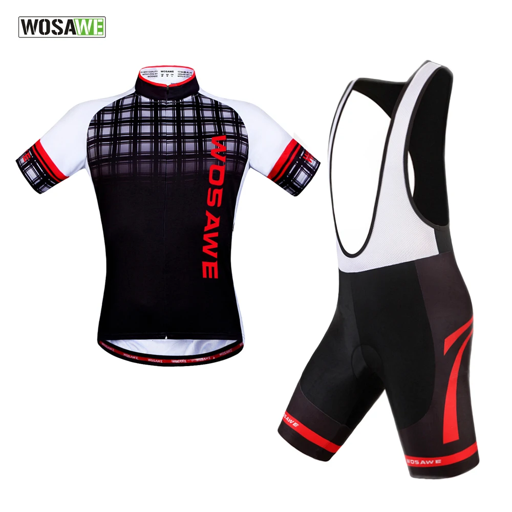 WOSAWE Cycling Jersey Bike Bib Shorts set Ropa Ciclismo quick dry mens pro cycling wear bicycle Maillot clothing
WOSAWE Cycling Jersey Bike Bib Shorts set Ropa Ciclismo quick dry mens pro cycling wear bicycle Maillot clothing