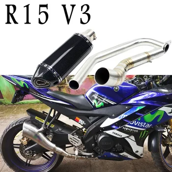 Slip on For Yamaha YZF R15 R125 V2 V3 2017 2018 2019 Year Motorcycle Exhaust Full Systems Muffler Link Connect Front pipe Tube
Slip on For Yamaha YZF R15 R125 V2 V3 2017 2018 2019 Year Motorcycle Exhaust Full Systems Muffler Link Connect Front pipe Tube
