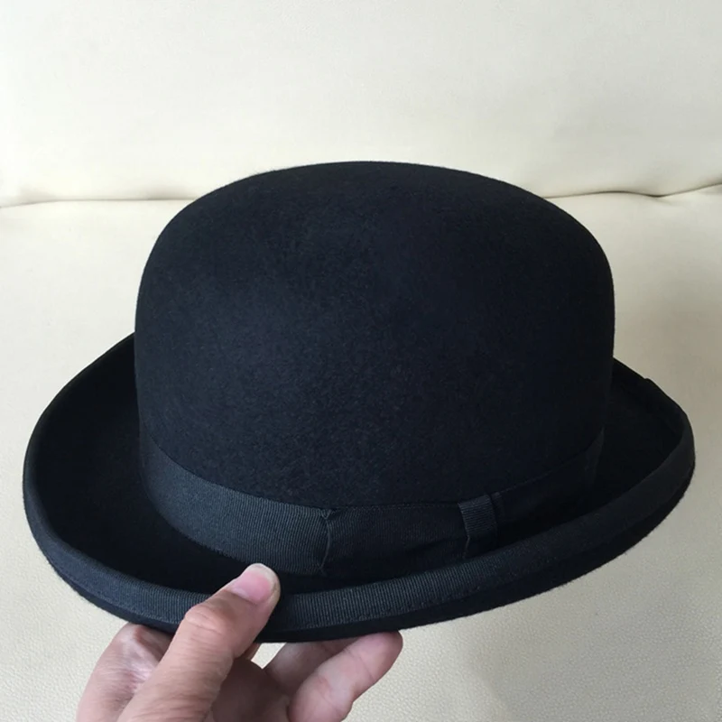 Black Derby Bowler Hat For Men Women Wool Felt Top Hat Vintage Dome President Cosplay Magician Cap Party Fedoras
Black Derby Bowler Hat For Men Women Wool Felt Top Hat Vintage Dome President Cosplay Magician Cap Party Fedoras