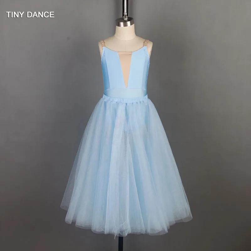 2 in 1 Sky Blue Ballet Dance Costume Spandex Camisole Leotard and Soft Tulle Tutu Skirt Girls and Women Dance Wear 18592
2 in 1 Sky Blue Ballet Dance Costume Spandex Camisole Leotard and Soft Tulle Tutu Skirt Girls and Women Dance Wear 18592