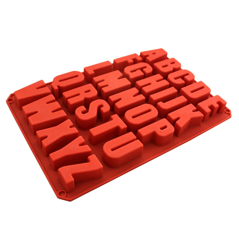 Capital Letters Shape Silicone Mold 26-Cavity Chocolate Candy Cookie Baking Mould Fondant Decorating Tools
Capital Letters Shape Silicone Mold 26-Cavity Chocolate Candy Cookie Baking Mould Fondant Decorating Tools