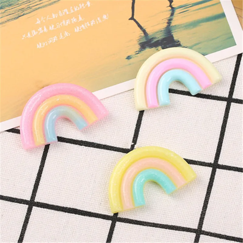 15pcs/lot 45*28MM Cute Multicolor Rainbow Flatback Resin Cabochons Parts for Jewelry DIY Decoration Scrapbooking Crafts
15pcs/lot 45*28MM Cute Multicolor Rainbow Flatback Resin Cabochons Parts for Jewelry DIY Decoration Scrapbooking Crafts