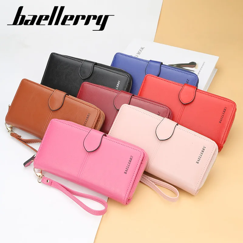 Brand Fashion Women Wallet Long Zipper Leather Wallets Purse Women Card Holder Luxury High Quality Phone Money Female Clutch Bag
Brand Fashion Women Wallet Long Zipper Leather Wallets Purse Women Card Holder Luxury High Quality Phone Money Female Clutch Bag