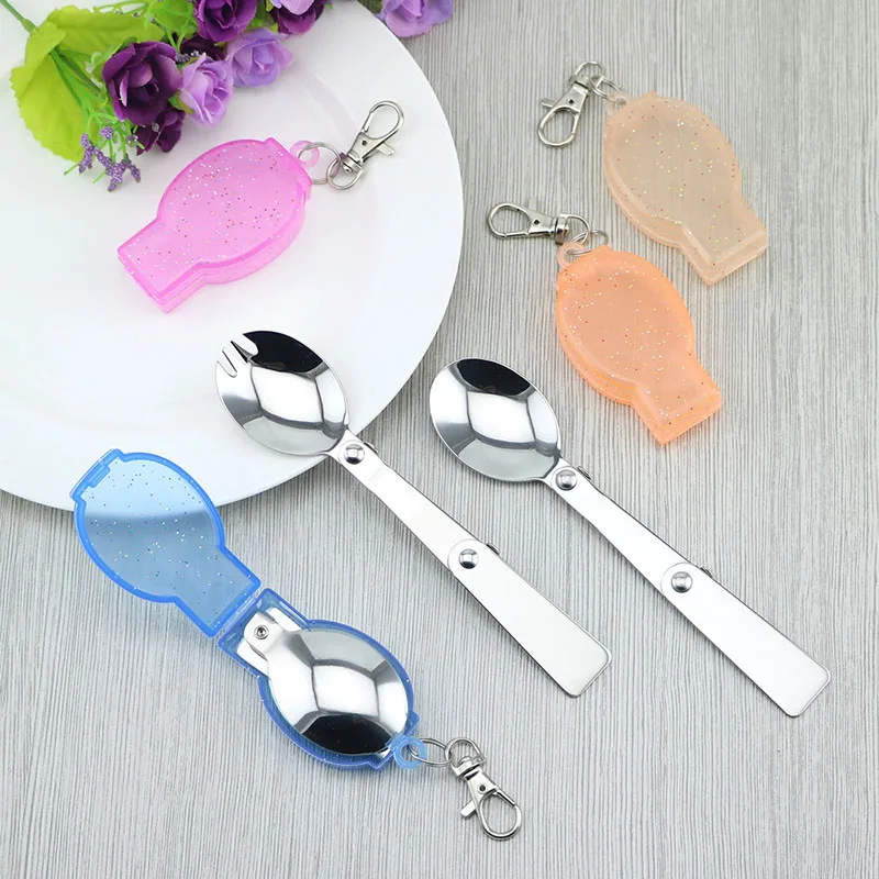 2pcs/set Portable Outdoor Tableware Folding Stainless Steel Fork Spoon Pocket Kit For Picnic Camping Hiking Survival Travel
2pcs/set Portable Outdoor Tableware Folding Stainless Steel Fork Spoon Pocket Kit For Picnic Camping Hiking Survival Travel