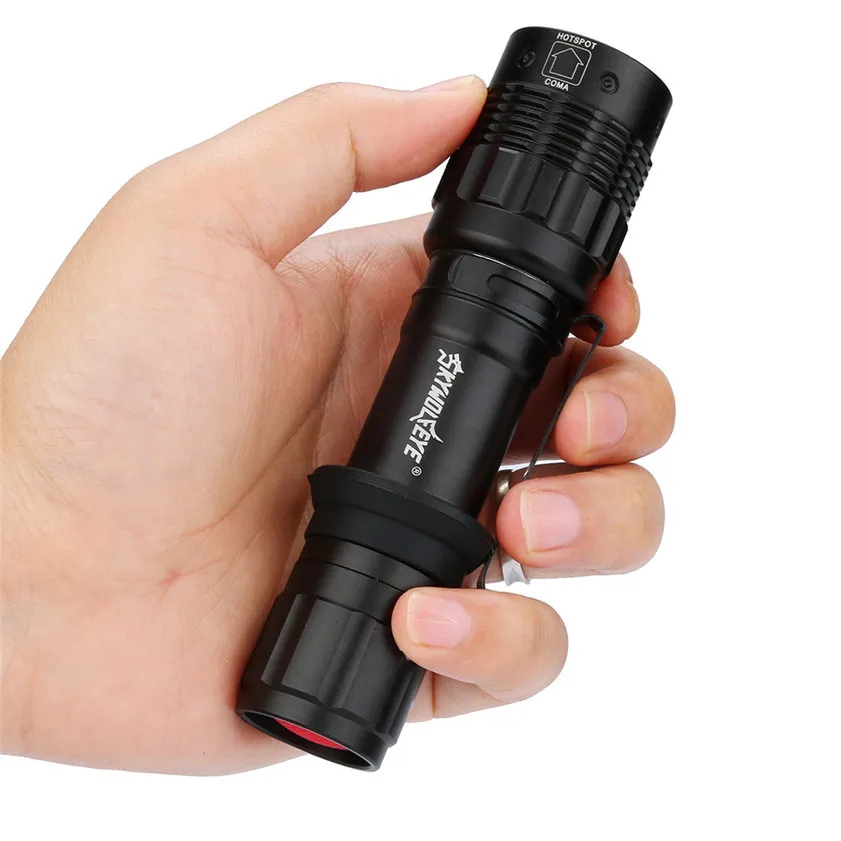 XINSITE 8802 1000LM 10W T6 LED Flashlight Zoomable 5 Modes Waterproof Torch #K