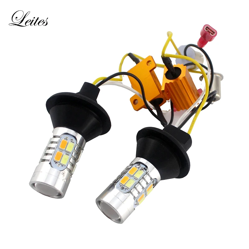 2PCS Super Bright 1156 P21W BA15S 5730 20SMD LED Bulbs White/Amber Switchback Kit Car Turn Led Signal Head Light T20 Dual Color
2PCS Super Bright 1156 P21W BA15S 5730 20SMD LED Bulbs White/Amber Switchback Kit Car Turn Led Signal Head Light T20 Dual Color