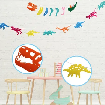 Dinosaur Themes Event Party Banners Happy Birthday Party Atmosphere Decoration Diy Dino Bunting Supplies Pull Flag Kids Boys
Dinosaur Themes Event Party Banners Happy Birthday Party Atmosphere Decoration Diy Dino Bunting Supplies Pull Flag Kids Boys