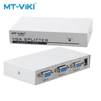 MT-VIKI 2-port VGA splitter distributor 150MHZ Two monitors simultaneously display one picture 1080P Resolution MT-1502-K
MT-VIKI 2-port VGA splitter distributor 150MHZ Two monitors simultaneously display one picture 1080P Resolution MT-1502-K