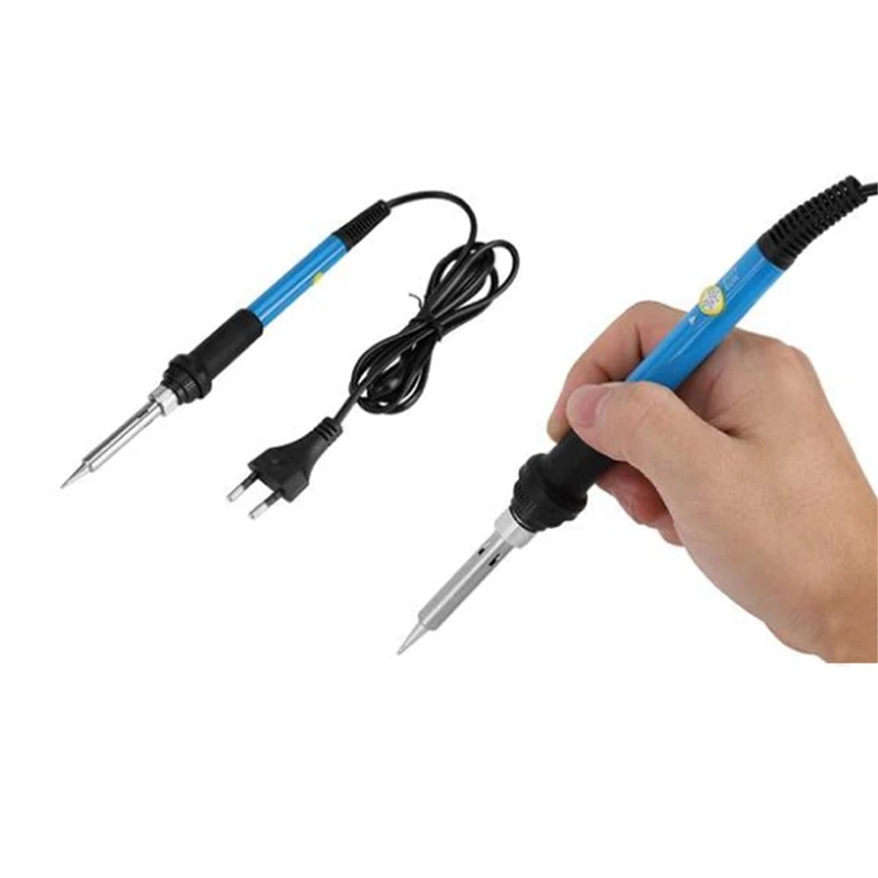 60W Electric Soldering Iron Adjustable Temperature Electric Solder 220V 110V Spot Welding Solder Rework Station Mini Handle
60W Electric Soldering Iron Adjustable Temperature Electric Solder 220V 110V Spot Welding Solder Rework Station Mini Handle