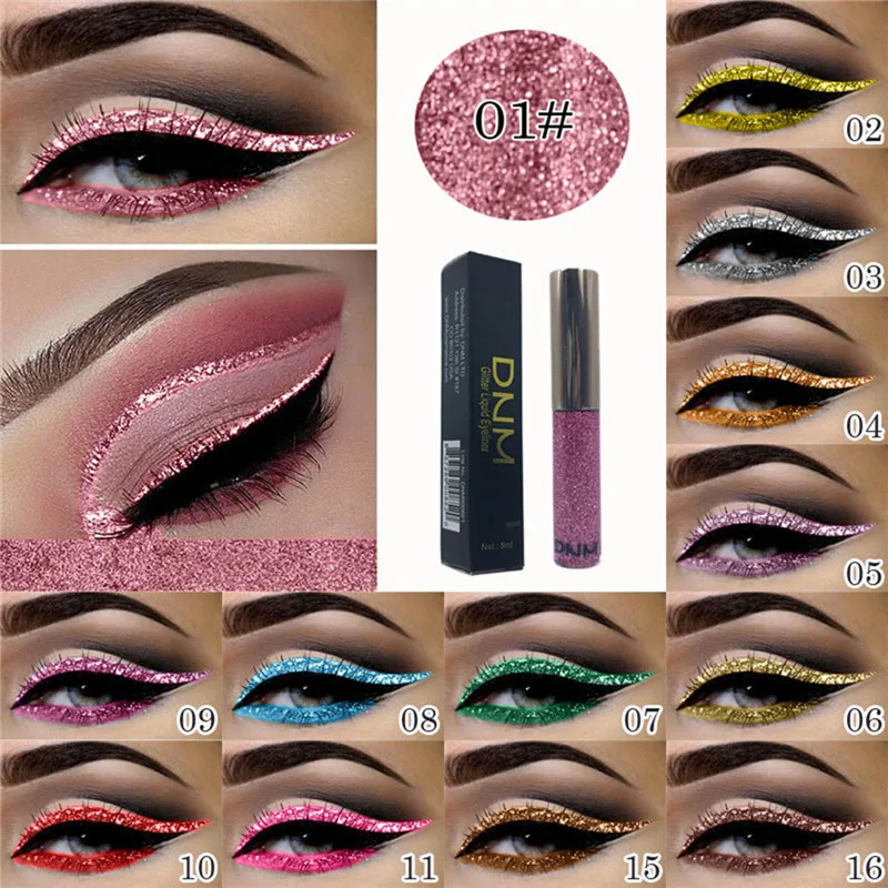 Hotest Glitter Liquid Eyeliner Colorful Long Lasting Waterproof Sparkling Eyeliner Metallic Eyeshadow Makeup Women Eyes Cosmetic
Hotest Glitter Liquid Eyeliner Colorful Long Lasting Waterproof Sparkling Eyeliner Metallic Eyeshadow Makeup Women Eyes Cosmetic
