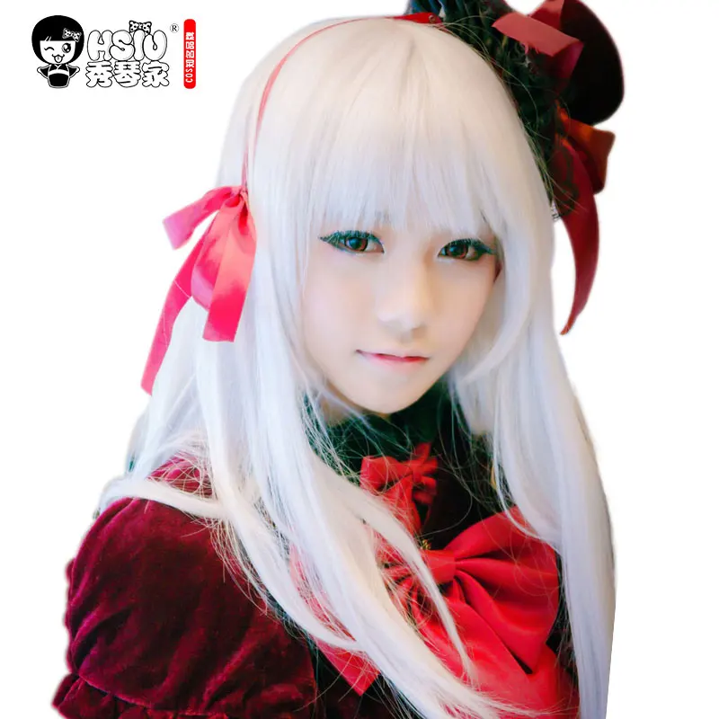 HSIU NEW High quality K anime K-Project Anna Kushina Cosplay Wig white Costume Play Wigs Halloween party Costumes Hair wig
HSIU NEW High quality K anime K-Project Anna Kushina Cosplay Wig white Costume Play Wigs Halloween party Costumes Hair wig