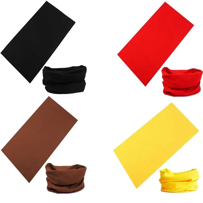 1 pc Solid Colors Scarf Tube Bandana Head Face Mask Neck Gaiter Snood Headwear Beanie sports goods
1 pc Solid Colors Scarf Tube Bandana Head Face Mask Neck Gaiter Snood Headwear Beanie sports goods