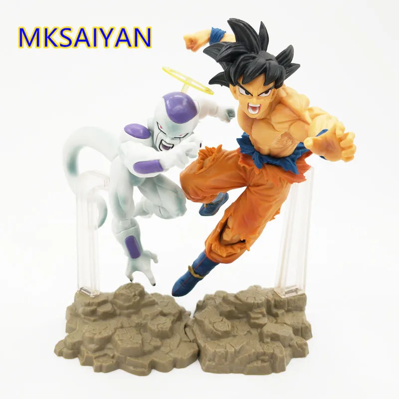 Dragon Ball Z Action Figure Son Goku vs Freeza DIY Toy Dragonball FREEZER