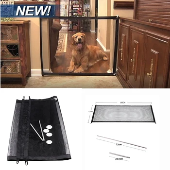 Dog Gate The Ingenious Mesh Magic Pet Gate For Dogs Safe Guard and Install Pet Dog Safety Enclosure Dog Fences
Dog Gate The Ingenious Mesh Magic Pet Gate For Dogs Safe Guard and Install Pet Dog Safety Enclosure Dog Fences