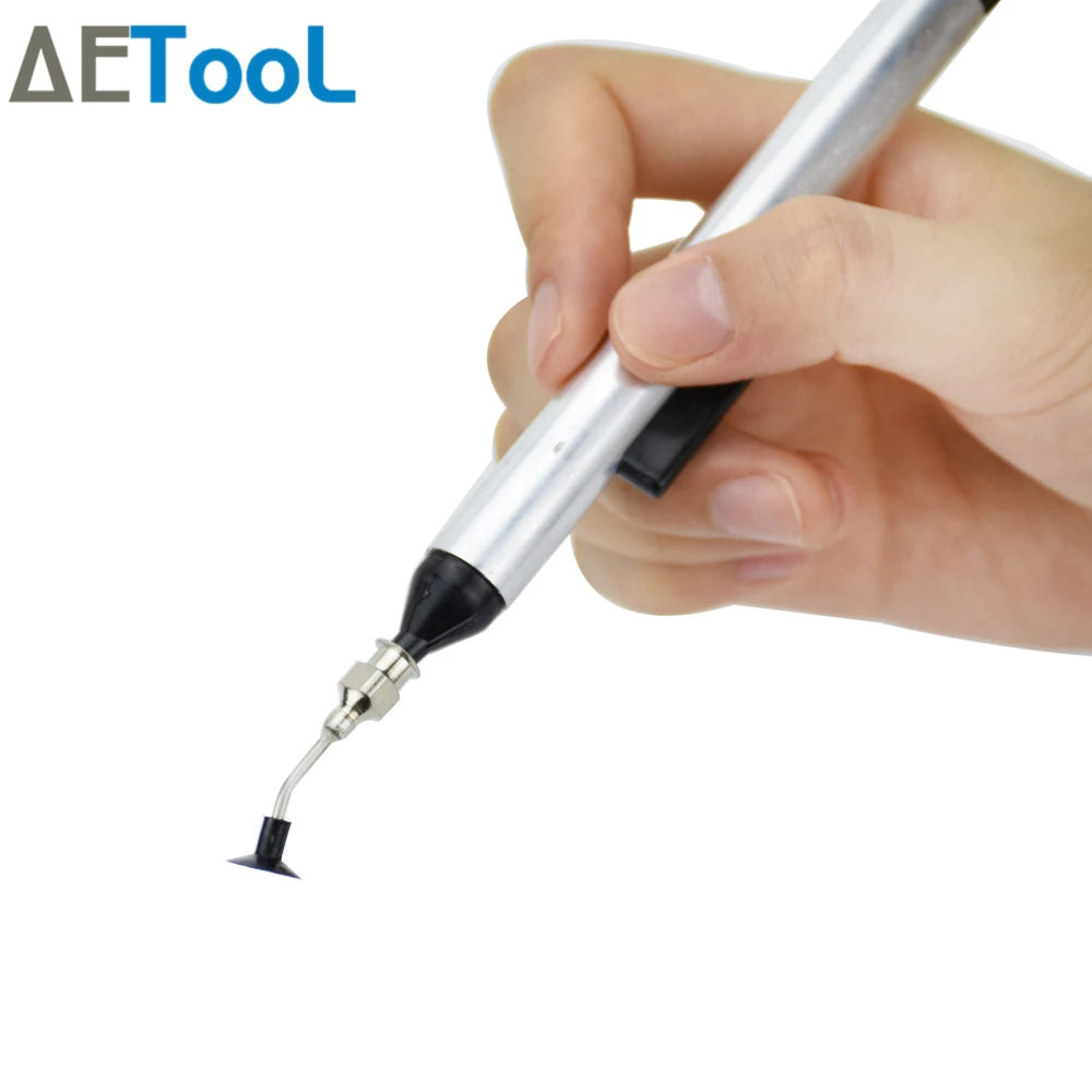 AETool IC SMD Vacuum Sucking Suction Pen Remover Sucker Pick Up Tool Solder Desoldering Hand Repair Electronics Stocks Tools
AETool IC SMD Vacuum Sucking Suction Pen Remover Sucker Pick Up Tool Solder Desoldering Hand Repair Electronics Stocks Tools