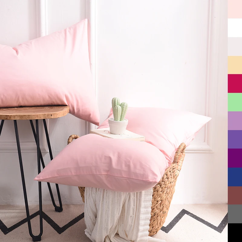 Custom Pillow case 70*70 Pure Cotton Luxury Solid Pillowcase 50*70 50*75 Decorative Pillow Cover Bedding for Hotel Smoke Pink
Custom Pillow case 70*70 Pure Cotton Luxury Solid Pillowcase 50*70 50*75 Decorative Pillow Cover Bedding for Hotel Smoke Pink