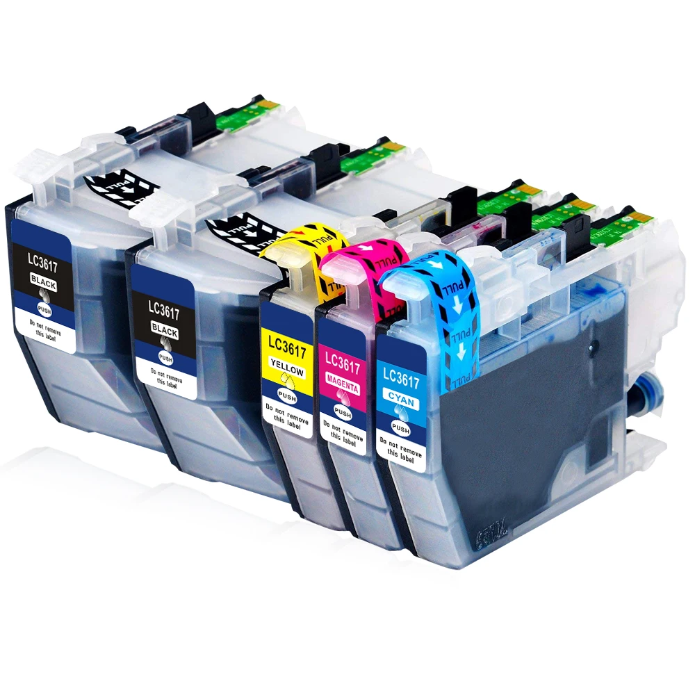 compatible ink cartridge 5 pcs 2b+1c+1m+1y LC3619 LC3617 LC3619XL for Brother MFC-J2330DW J2730DW J3530DW impresora
compatible ink cartridge 5 pcs 2b+1c+1m+1y LC3619 LC3617 LC3619XL for Brother MFC-J2330DW J2730DW J3530DW impresora