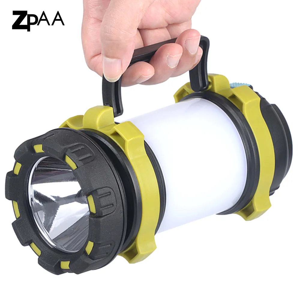 USB Rechargeable LED Camping Lantern, 1200LM, 4 Light Modes, 3000mAh Power Bank, T6 LED Lantern Flashlight for Emergency, Hiking
USB Rechargeable LED Camping Lantern, 1200LM, 4 Light Modes, 3000mAh Power Bank, T6 LED Lantern Flashlight for Emergency, Hiking