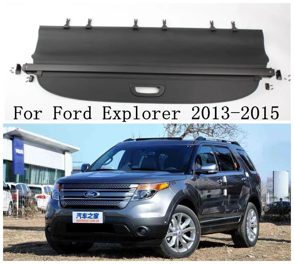 JINGHANG Car Rear Trunk Cargo Cover Security Shield Screen shade Fits For Ford explorer 2013 2014 2015 
JINGHANG Car Rear Trunk Cargo Cover Security Shield Screen shade Fits For Ford explorer 2013 2014 2015