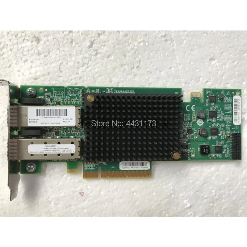 614201 001 615406 NC552SFP 10GbE 2 портовый адаптер для сервера Flex 10|Чистящие принадлежности