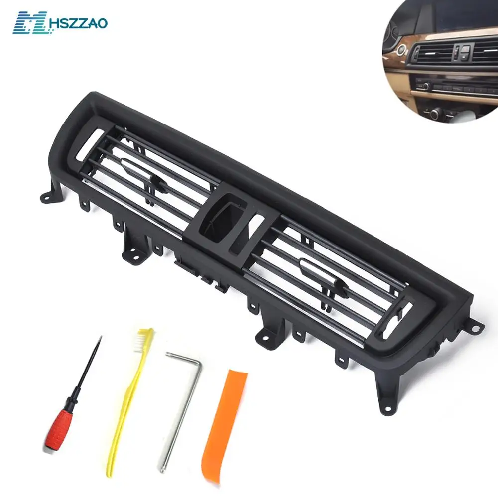 Front Console Grill Dash AC Air Vent Replacement For BMW 5 Series 520 523 528 530 F10 F11 F18 64229166885 w/ Installation Tools
Front Console Grill Dash AC Air Vent Replacement For BMW 5 Series 520 523 528 530 F10 F11 F18 64229166885 w/ Installation Tools
