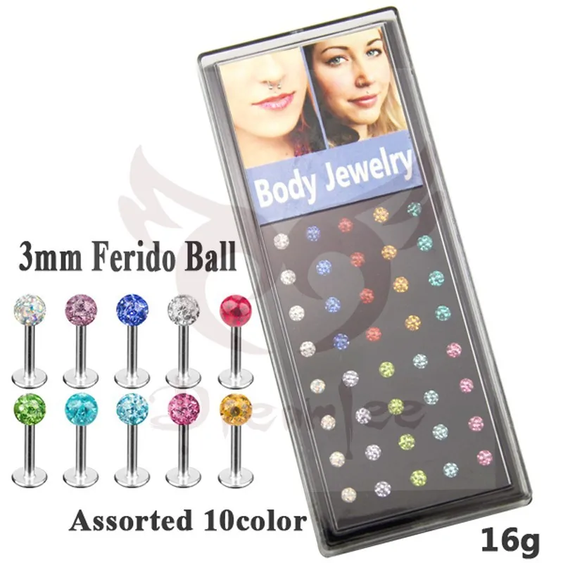 Showlove 40 шт./коркор. новое кольцо для губ Multigem Ferido Crystal Epoxy Ball с покрытием из смолы Labret 16 г
Showlove 40 шт./коркор. новое кольцо для губ Multigem Ferido Crystal Epoxy Ball с покрытием из смолы Labret 16 г