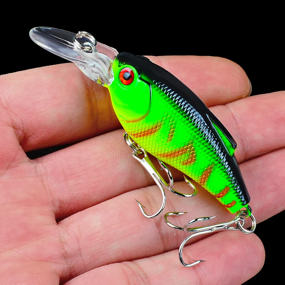 1pc Minnow Fishing Lures Mixed color Size Hard Bass Baits 3D Eyes Artificial Crankbait Treble Hook Trout Tackle Lure
1pc Minnow Fishing Lures Mixed color Size Hard Bass Baits 3D Eyes Artificial Crankbait Treble Hook Trout Tackle Lure