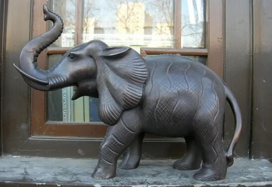 wholesale factory China Pure Bronze Copper Carved Thailand Lucky Bangkok Elephant Statue Sculpture
wholesale factory China Pure Bronze Copper Carved Thailand Lucky Bangkok Elephant Statue Sculpture