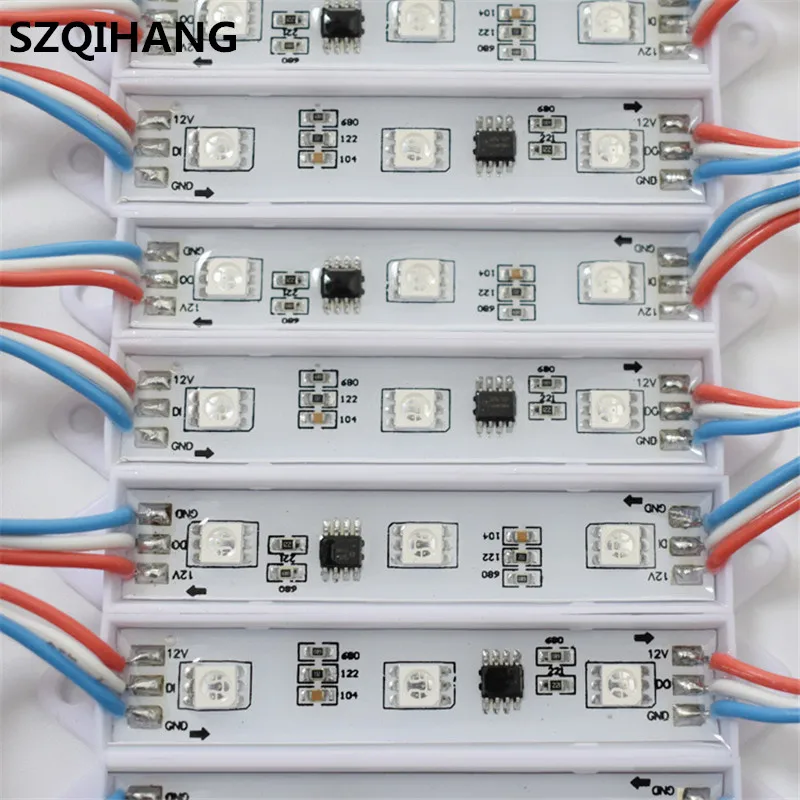 High Quality High Power RGB Waterproof IP68 5050 SMD 3 LED Module LED Strip String Light DC12V
High Quality High Power RGB Waterproof IP68 5050 SMD 3 LED Module LED Strip String Light DC12V