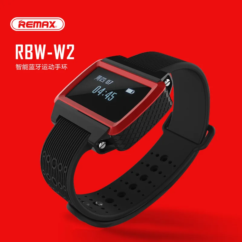 New REMAX RBW-W2 wireless Bluetooth smart motion tracking bracelet with pedometer sleep monitor remote control camera function
New REMAX RBW-W2 wireless Bluetooth smart motion tracking bracelet with pedometer sleep monitor remote control camera function