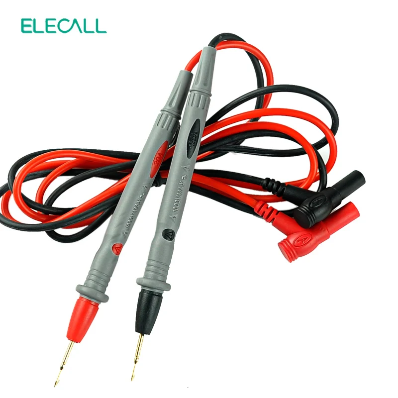 ELECAL Probe Test Leads Pin Hot Universal Digital Multimeter Multi Meter Tester Lead Probe Wire Pen Cable A-18 J PVC Needle Tip
ELECAL Probe Test Leads Pin Hot Universal Digital Multimeter Multi Meter Tester Lead Probe Wire Pen Cable A-18 J PVC Needle Tip