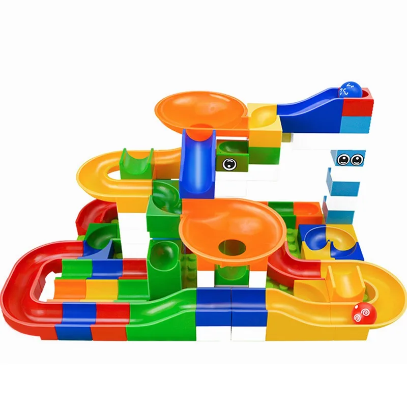 Duplo Marble Race Run Maze Ball Track Slide Model Building Kits Toys for Children Assemble Duploe Building Kits
Duplo Marble Race Run Maze Ball Track Slide Model Building Kits Toys for Children Assemble Duploe Building Kits