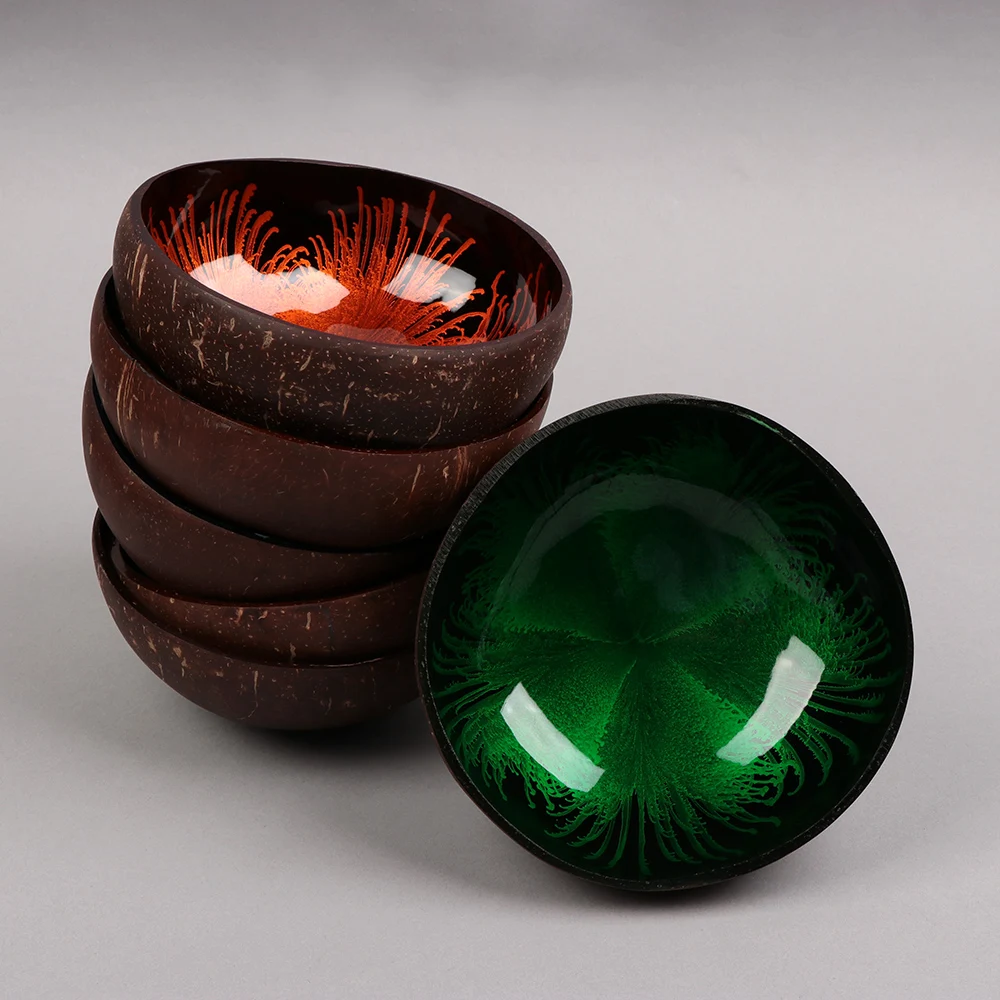 1PC Coconut Shell Bowl Dishes Handmade Kitchen Candy Nut Storage Bowl Paint Mosaic Craft Home Kitchen Storage Container
1PC Coconut Shell Bowl Dishes Handmade Kitchen Candy Nut Storage Bowl Paint Mosaic Craft Home Kitchen Storage Container