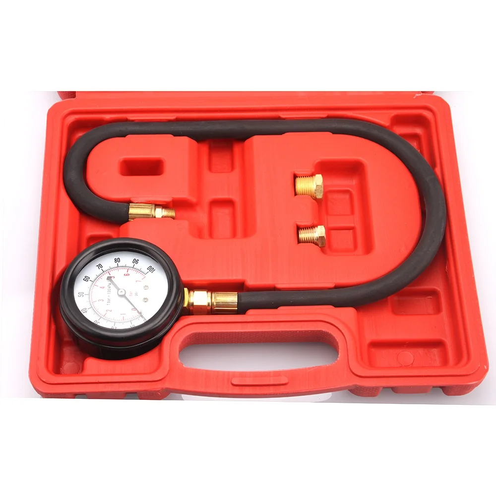 TU-12 Auto Transmission Pressure Tester Meter Gauge Tool 24" Flexible Hose Diagnostic Kit 0-100PSI For Engine Oil
TU-12 Auto Transmission Pressure Tester Meter Gauge Tool 24" Flexible Hose Diagnostic Kit 0-100PSI For Engine Oil