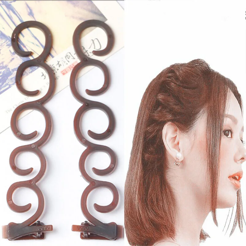 2pcs/set Flower Magic Hair Clip Braider Stylist Queue Twist Plait Hair Braid Hairstyle Styling Maker DIY Tool Hair Accessories
2pcs/set Flower Magic Hair Clip Braider Stylist Queue Twist Plait Hair Braid Hairstyle Styling Maker DIY Tool Hair Accessories