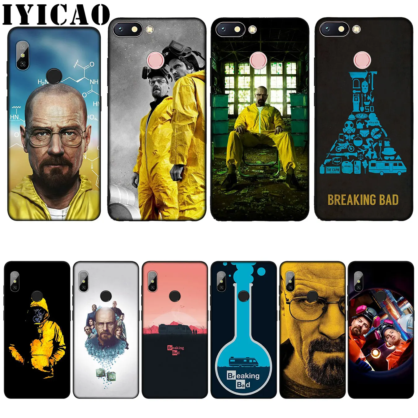 IYICAO Breaking Bad Silicone Soft Case for Xiaomi Redmi 6A 5A Note 8 7 4 4X 5 Plus 6 Pro Black TPU Cover
IYICAO Breaking Bad Silicone Soft Case for Xiaomi Redmi 6A 5A Note 8 7 4 4X 5 Plus 6 Pro Black TPU Cover