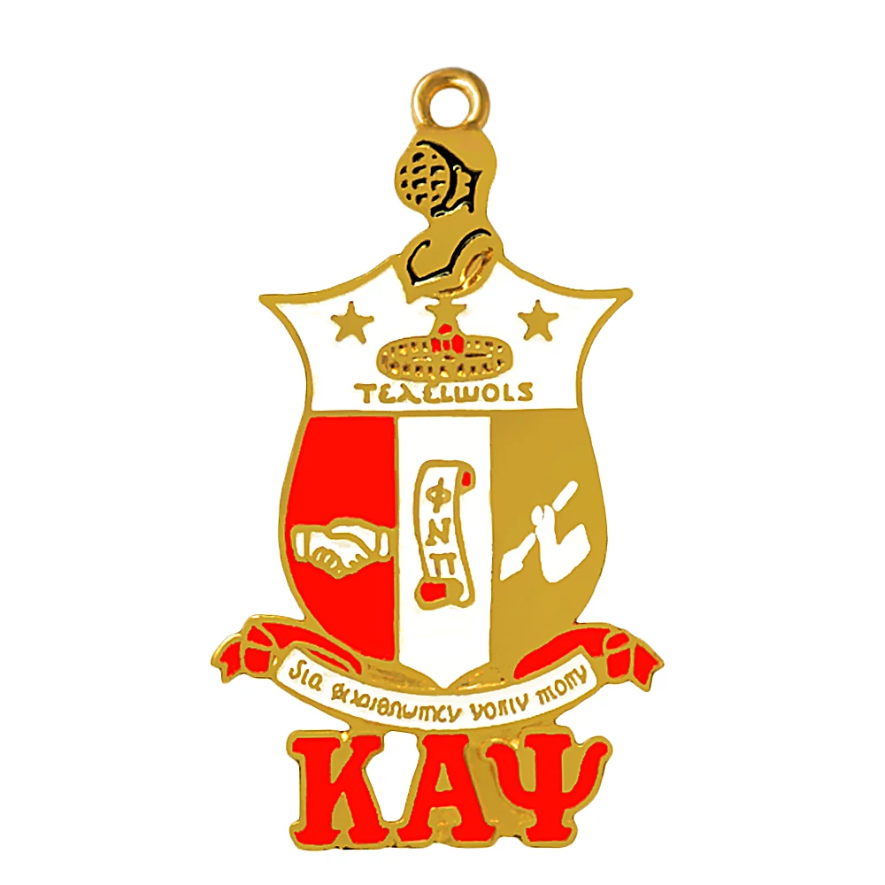 Exquisite enamel craft metal badge charm Greek letter K ALPHA PSI fraternity society symbol jewelry pendant
Exquisite enamel craft metal badge charm Greek letter K ALPHA PSI fraternity society symbol jewelry pendant