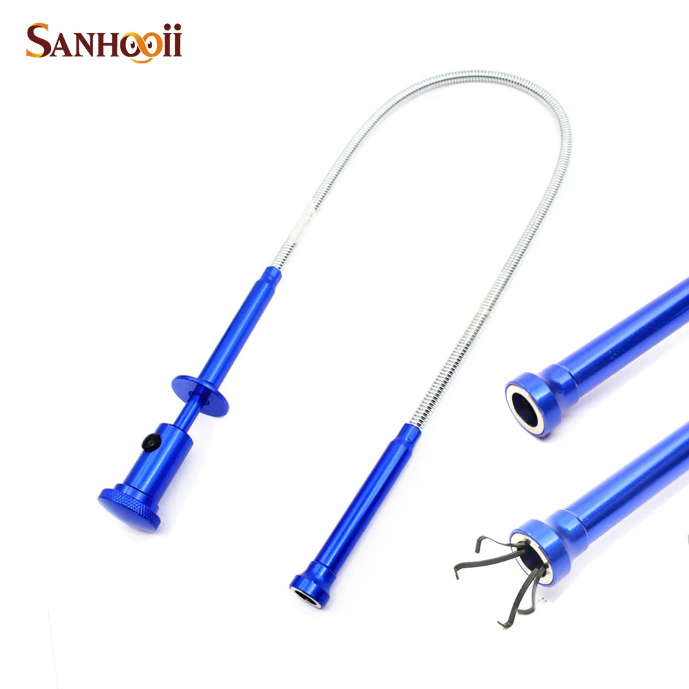Flexible Pick Up Tool ( Magnet + 4 Claw + LED Light ) Magnetic Long Spring Grip Home Toilet Gadget Sewer Cleaning Pickup Tools Flexible Pick Up Tool ( Magnet + 4 Claw + LED Light ) Magnetic Long Spring Grip Home Toilet Gadget Sewer Cleaning Pickup Tools