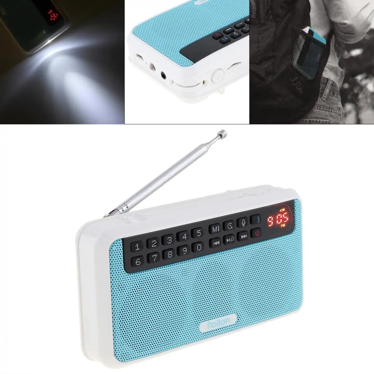 E500 6W Wireless Bluetooth Speaker Portable Digital FM Radio HiFi Stereo TF Music Player with LED Display for PC / iPod / Phone
E500 6W Wireless Bluetooth Speaker Portable Digital FM Radio HiFi Stereo TF Music Player with LED Display for PC / iPod / Phone