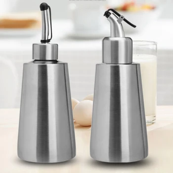 Stainless Steel Oil Pot Soy Sauce Vinegar Bottle Practical Leak-proof Dustproof Seasoning Juice Container Kitchen Supplies
Stainless Steel Oil Pot Soy Sauce Vinegar Bottle Practical Leak-proof Dustproof Seasoning Juice Container Kitchen Supplies