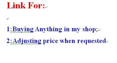 Link for making up the difference for orders,or placing orders for any items in my shop,etc
Link for making up the difference for orders,or placing orders for any items in my shop,etc