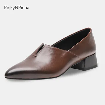 Luxury handmade women pointed toe pumps soft genuine leather med hoof heels v-cut slip on office lady formal vintage tan shoes
Luxury handmade women pointed toe pumps soft genuine leather med hoof heels v-cut slip on office lady formal vintage tan shoes