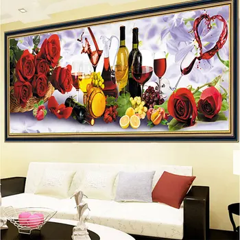 Wine And Rose 5D Diy Diamond Painting Cross Stitch Diamond Embroidery Square Diamond Mosaic Pictures Needlework 30 X 75cm
Wine And Rose 5D Diy Diamond Painting Cross Stitch Diamond Embroidery Square Diamond Mosaic Pictures Needlework 30 X 75cm