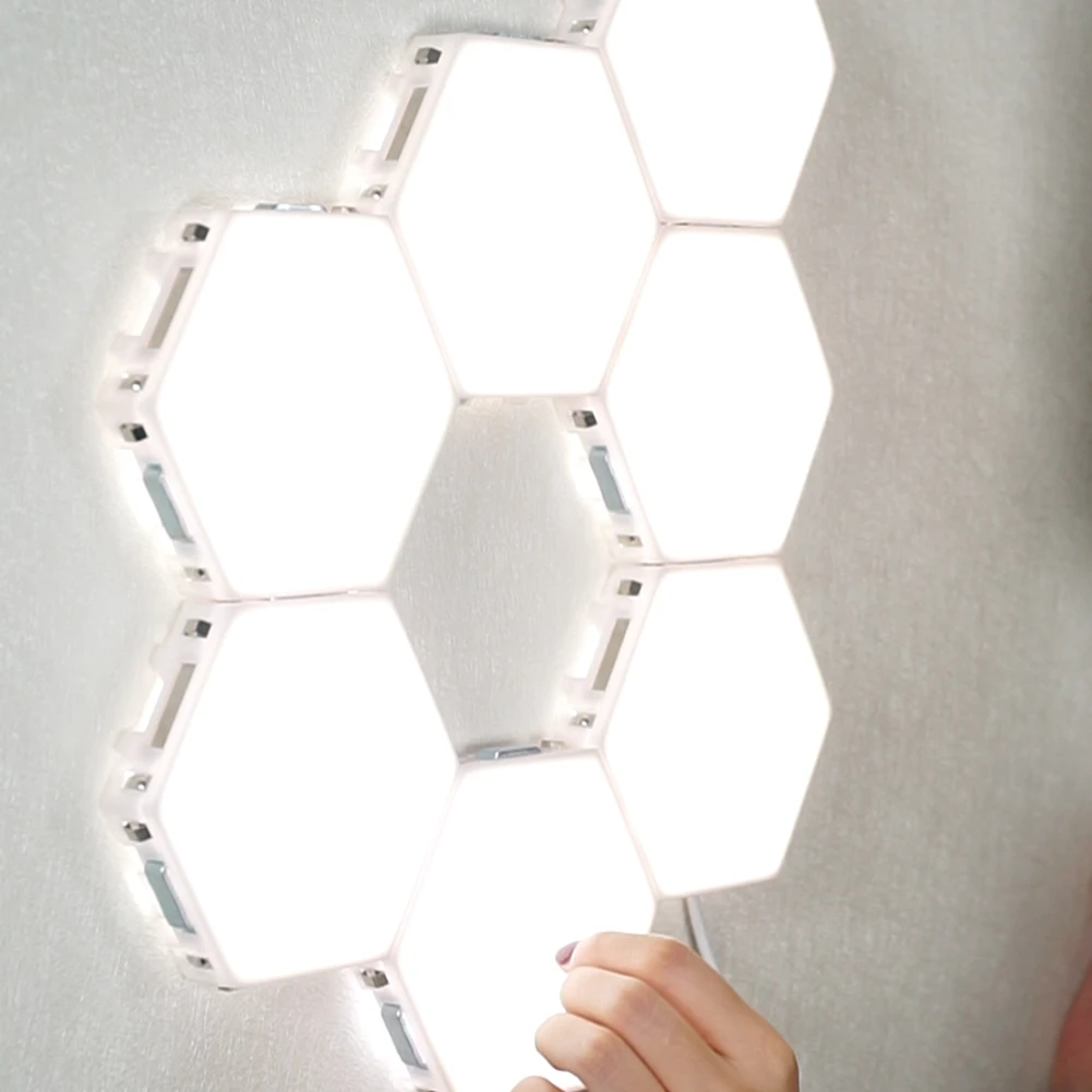 Bedroom Hotel Decorative Hexagonal Lamps Set Night Home Led Porch Modular Sensitive Wall Lights Magnetic
Bedroom Hotel Decorative Hexagonal Lamps Set Night Home Led Porch Modular Sensitive Wall Lights Magnetic