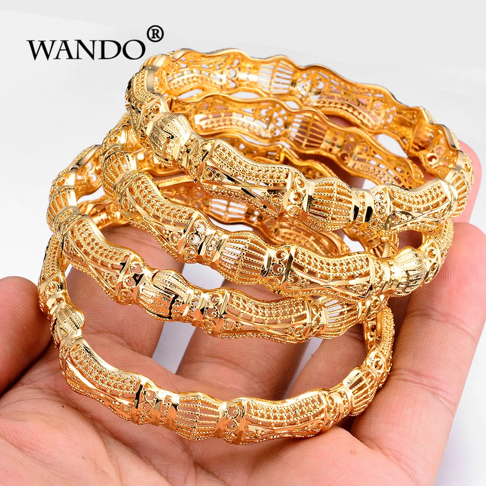 WANDO 4pcs/lot newest gold colour Ethnic bracelet Middle Eastern Indian Wedding women Bangle can open Fancy pattern jewelry B11
WANDO 4pcs/lot newest gold colour Ethnic bracelet Middle Eastern Indian Wedding women Bangle can open Fancy pattern jewelry B11