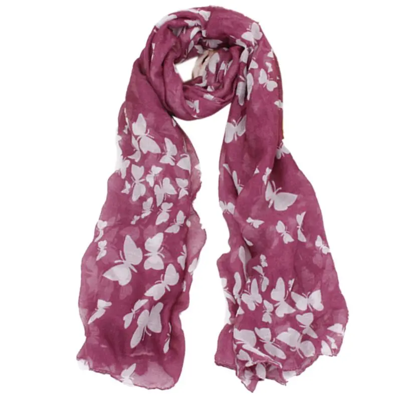Women Summer Lightweight Voile Scarf Retro Butterfly Printing Head Wraps Blanket Paris Style Beach Hijab Shawl 3 Colors
Women Summer Lightweight Voile Scarf Retro Butterfly Printing Head Wraps Blanket Paris Style Beach Hijab Shawl 3 Colors