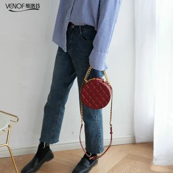 fashion split leather circular bags for women diamond lattice shoulder bag crossbody bags luxury handbags women bags designer
fashion split leather circular bags for women diamond lattice shoulder bag crossbody bags luxury handbags women bags designer