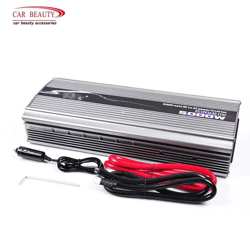TBE 5000W Power Inverter DC 12V TO AC 110V Compact Portable Charger Adapter Car Power Inverter Adapter Modified Sine Wave
TBE 5000W Power Inverter DC 12V TO AC 110V Compact Portable Charger Adapter Car Power Inverter Adapter Modified Sine Wave